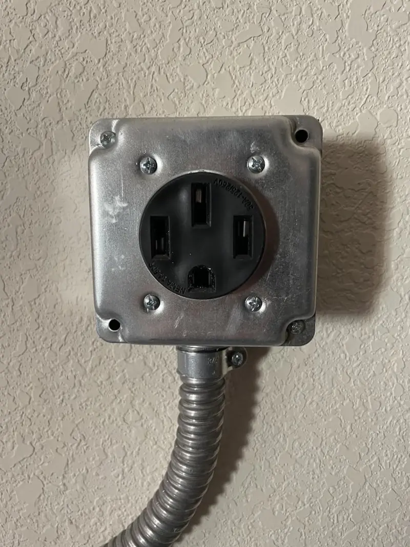 NEMA 14-50 outlet installed for Electrical Panel Upgrade in Old Bridge